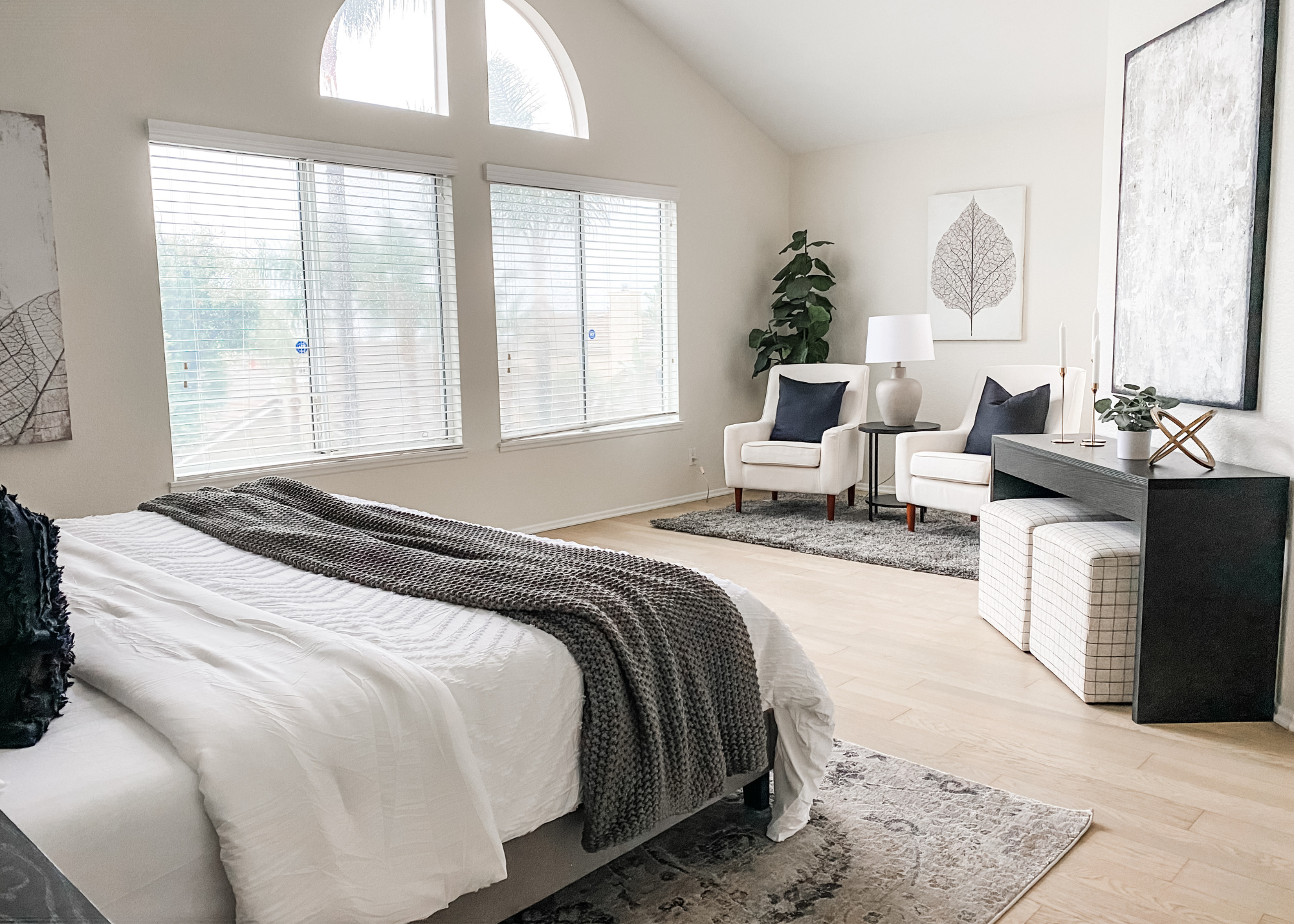 Upland bedroom staging