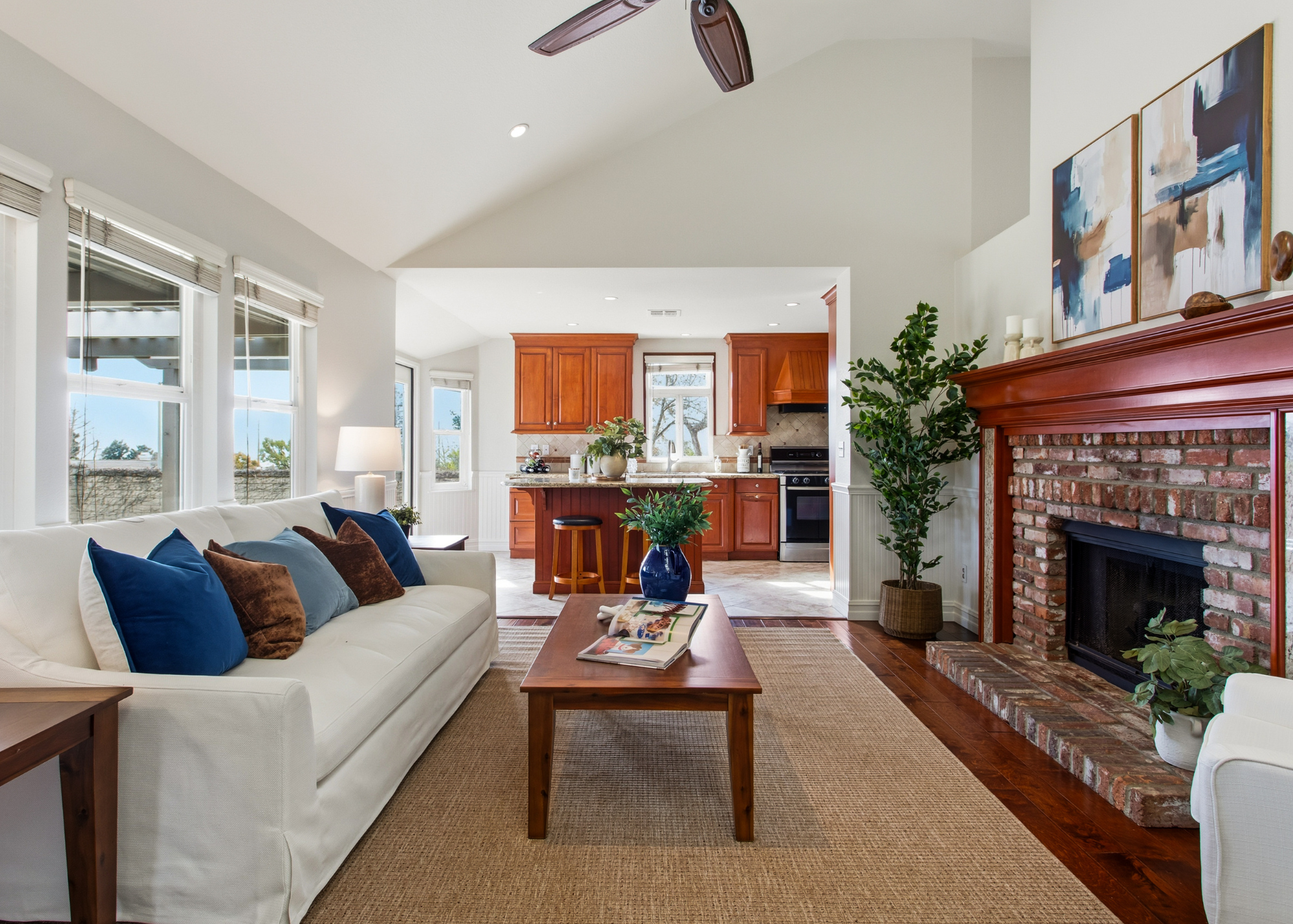 Upland home staging before